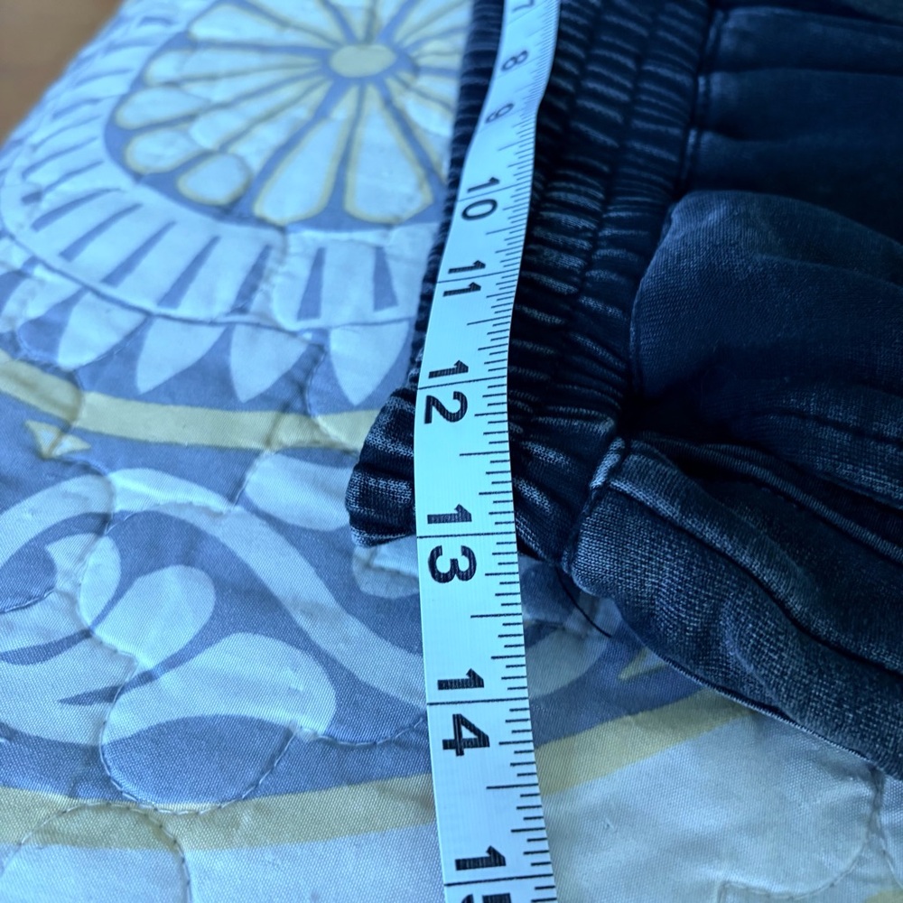 Umgee Mineral Washed French Terry Knit Pants, Ash, Small - Picture 8 of 12